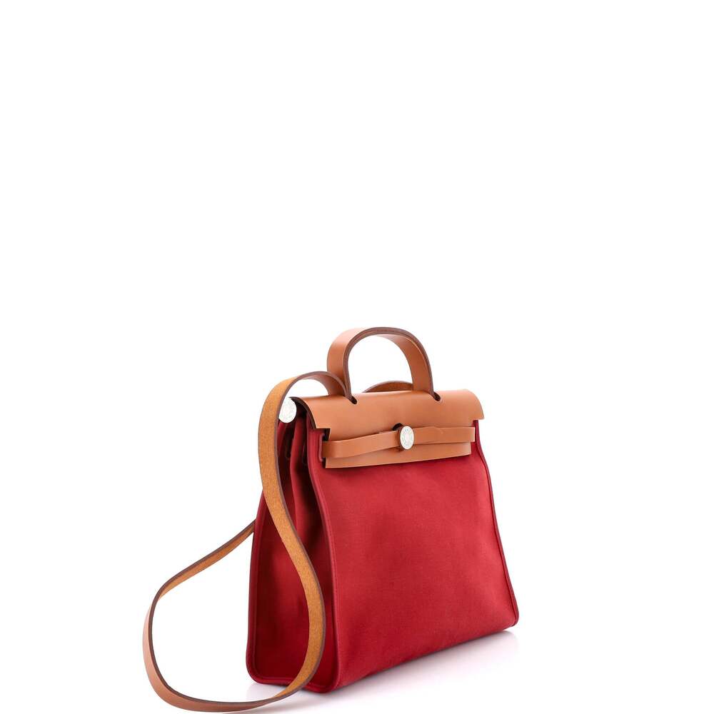 Hermes Herbag Zip Leather And Toile 31 #230825H23B - Picture 2 of 9